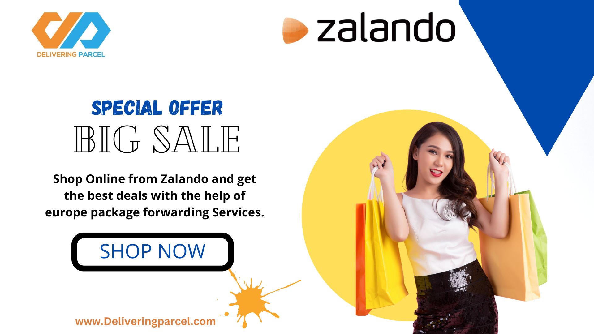 Shop from Zalando with Europe Parcel Forwarding Service