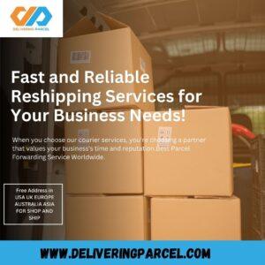 shop hassle free with deliveringparcel forwarding service