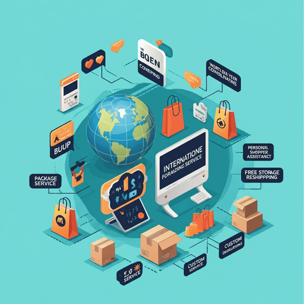 shop without borders with deliveirngparcel package forwarding