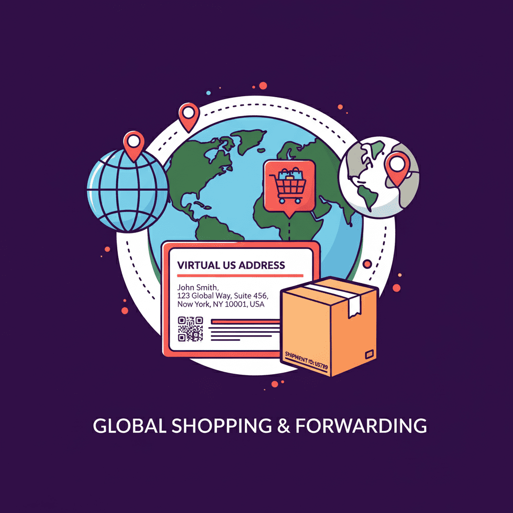 VIRTUAL ADDRESS USA SHOP AND SHIP WITH PARCEL FORWARDING AND PACKAGE RESHIPPER
