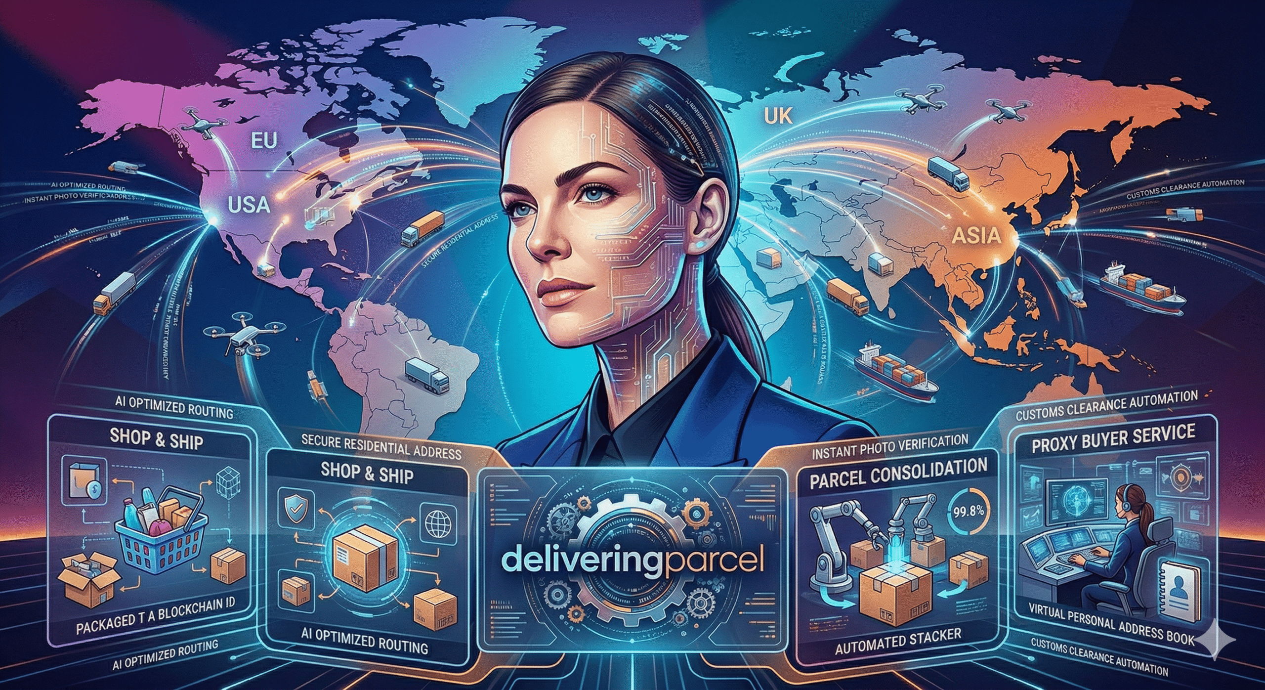 how package forwarding works from europe to usa and uk