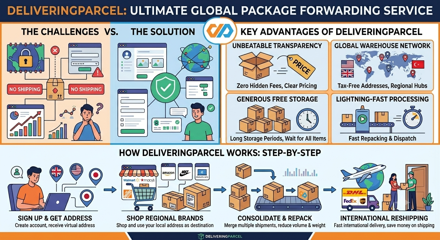 The Ultimate Guide to Global Package Forwarding: Why DeliveringParcel Outshines Shipito, Forward2me, and Shippn