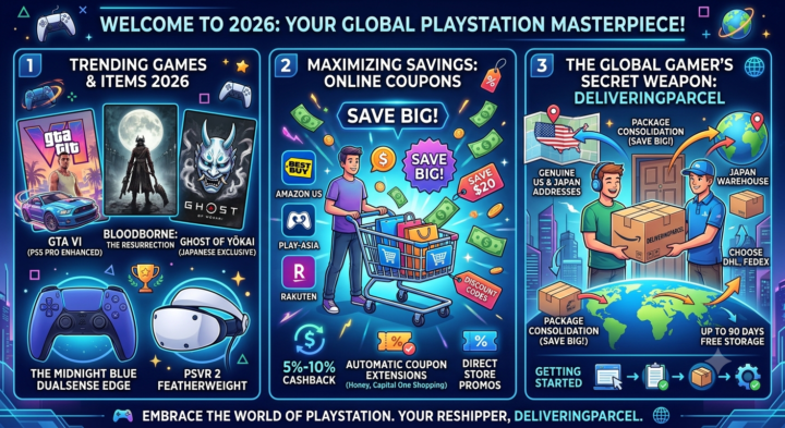 The Ultimate PlayStation Trending Games Ship Them Globally with DeliveringParcel