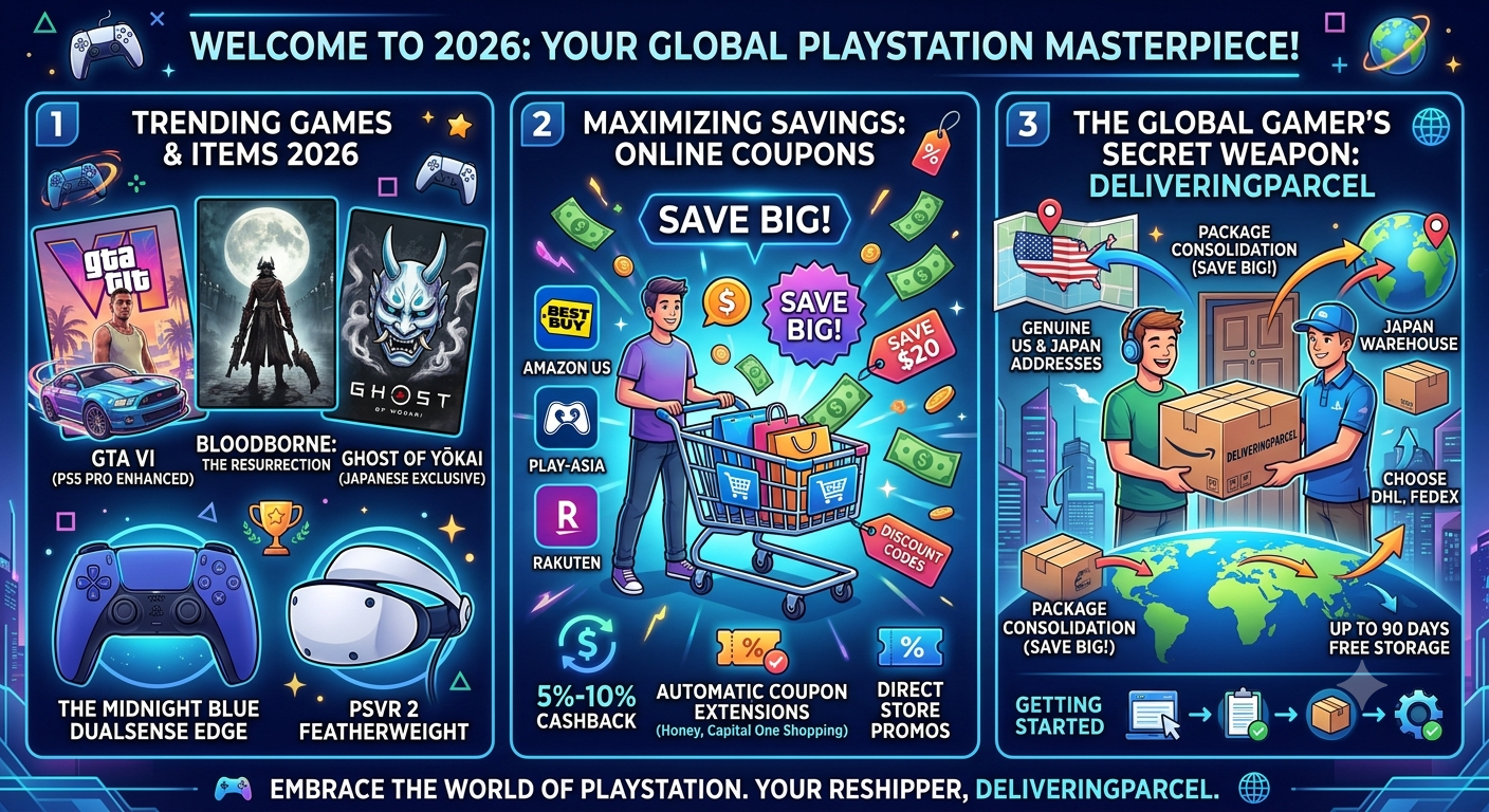 The Ultimate PlayStation Trending Games Ship Them Globally with DeliveringParcel
