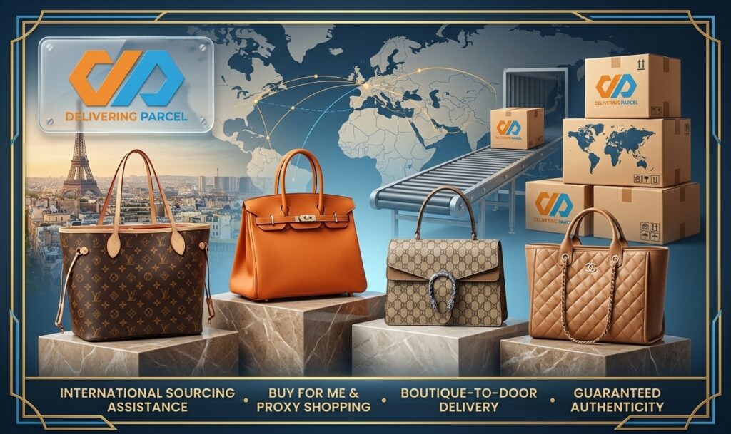 shop and ship luxury shopping bags and reship to the location where you living 