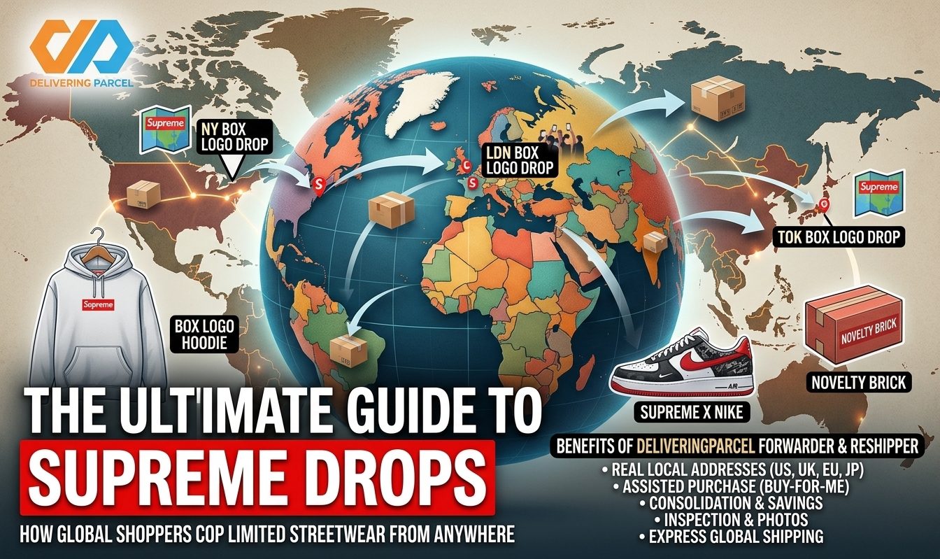 The Ultimate Guide to Supreme Drops: How Global Shoppers Can Cop Limited Streetwear from Anywhere